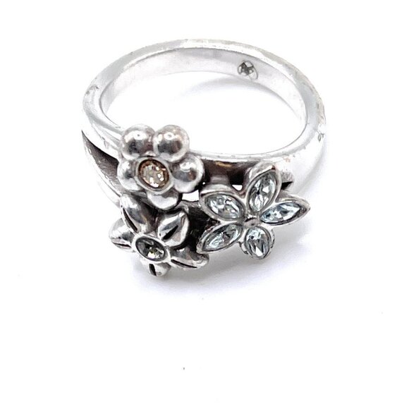 Brighton Flower Ring Size 8 (4535) - Picture 2 of 2